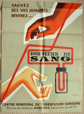 Affiche publicitaire ancienne d'occasion  Sarzeau