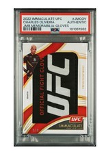 Charles Oliveira 2022 Panini Immaculate Fight-Worn Gloves /8 UFC Logo PSA 📈🥊, usado comprar usado  Enviando para Brazil