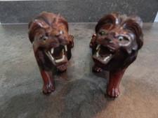 Pair vintage wood for sale  FOLKESTONE