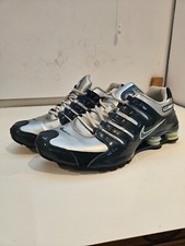Colunas de choque femininas Nike Shox NZ tamanho 12 azul patente/cinza/verde perfeito comprar usado  Enviando para Brazil