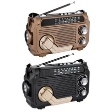 Rádio de emergência 1000mAh, rádios de manivela solar, rádio de emergência portátil FM/Am/SW^ comprar usado  Enviando para Brazil