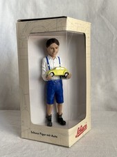 Estatueta SCHUCO PICCOLO COM CARRO VOLKSWAGEN VW BEETLE BUG AMARELO COM FIGURA DE RETENÇÃO comprar usado  Enviando para Brazil