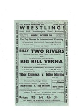 Collection wrestling ephemera for sale  LYTHAM ST. ANNES