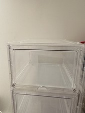 Clear stackable shoe for sale  LONDON
