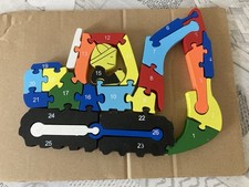 Holzpuzzle bagger gebraucht kaufen  Gachenbach