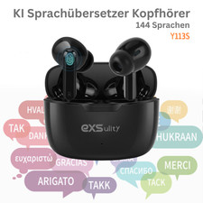 Tłumacz AI Słuchawki Bluetooth Tłumacz głosowy 144 języki Czas rzeczywisty Aplikacja Y11 na sprzedaż  Wysyłka do Poland