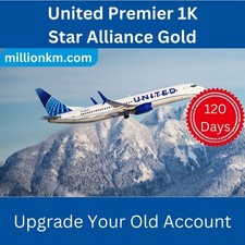 Upgrade de status United Airlines Premier 1K - Benefícios Elite por 120 dias comprar usado  Enviando para Brazil