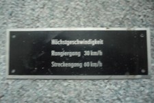 Geschwindigkeitsschild v60 dr gebraucht kaufen  Mering