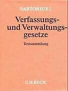 Sartorius verfassungs verwaltu gebraucht kaufen  Stuttgart