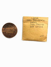 Usado, Medalha da Associação Numismática de Iowa 1941 em envelope antigo. Cobre. comprar usado  Enviando para Brazil