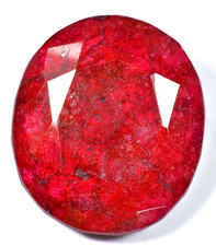 RARA 500,00 quilates Enorme Natural Rubí Rojo CERTIFICADO* Piedra Preciosa Ovalada Grado de Museo segunda mano  Embacar hacia Mexico