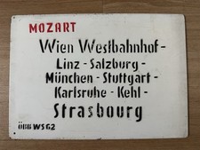 Zuglaufschild zug mozart gebraucht kaufen  Oranienburg