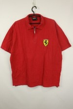 Camisa polo Ferrari vermelha algodão gola manga curta lavagem escura tamanho XL comprar usado  Enviando para Brazil