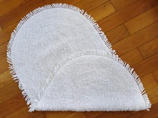 Duschvorleger weiß baumwolle gebraucht kaufen  Eberbach