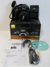 Usado, Minty - Câmera Nikon D3300 DSLR com AF-S 18-55mm f3.5-5.6G II DX VR **SC:1878** comprar usado  Enviando para Brazil
