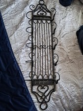 Metal wine rack.wall for sale  REDCAR