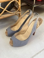 Escarpins vintage toile d'occasion  Wimereux