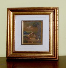 Miniature dipinto olio usato  Vignate