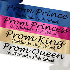 Personalised prom sash for sale  CHORLEY