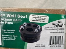 Fonte de água 4" vedação de poço, gota única 1", evita contaminação, WS410-PL NOVO NA CAIXA  comprar usado  Enviando para Brazil