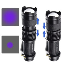 Flashlight led ultraviolet for sale  NORTHOLT