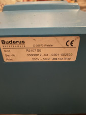 Bud buderus logamatic gebraucht kaufen  Weilburg