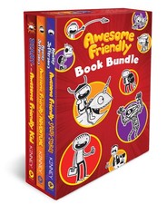 Awesome Friendly 3-Book Hardcover Gift Set: Diary of an Awesome Friendly Kid... comprar usado  Enviando para Brazil