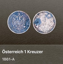 Kreuzer 1861 österreich gebraucht kaufen  Köln
