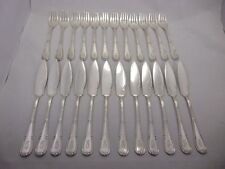 24tlg jugendstil fischbesteck gebraucht kaufen  Rösrath
