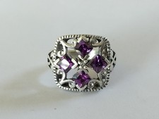 Bague vintage argent d'occasion  Lédignan