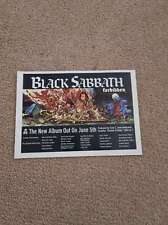 TNEWM103 ANÚNCIO 5X8 BLACK SABBATH: ÁLBUM 'PROIBIDO' comprar usado  Enviando para Brazil