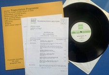 Bbc transcription disc for sale  BEXHILL-ON-SEA