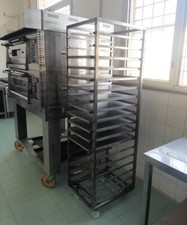 Carrello inox porta usato  Tarquinia
