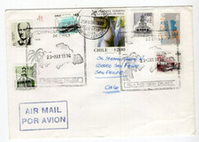 Correio aéreo CHILE Robinson Crusoé Island para San Felipe ótimos cancelamentos 1996, usado comprar usado  Enviando para Brazil