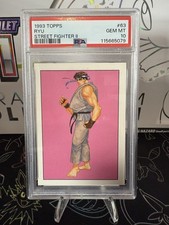 1993 Topps Street Fighter 2 - Ryu - 63 - PSA 10 em perfeito estado, usado comprar usado  Enviando para Brazil