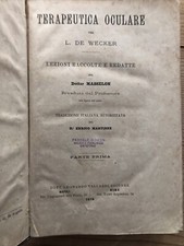 Medicina terapia oculare. usato  Trinita