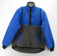 Jaqueta masculina vintage J Crew pequena azul remador esporte pilha profunda lã Sherpa anos 90 *, usado comprar usado  Enviando para Brazil
