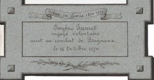 Avis mortuaire 1870 d'occasion  Lurcy-Lévis