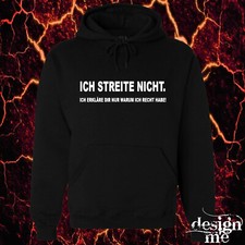 Hoodie spruch streite gebraucht kaufen Hoodie spruch streite gebraucht kaufen  Tirschenreuth