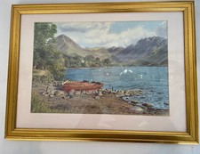 Lake boat scene for sale  ASHBY-DE-LA-ZOUCH