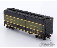 Carro de bagagem Trains Canada escala HO CN Canadian National 40' através verde/preto comprar usado  Enviando para Brazil