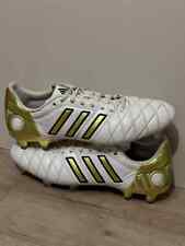 BOTAS CHUTEIRAS ADIDAS TONI KROOS X 11PRO FG OURO BRANCO METÁLICAS JH6410 EUA 10 REINO UNIDO 9,5 comprar usado  Enviando para Brazil