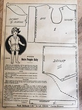 Patron original poupee d'occasion  France
