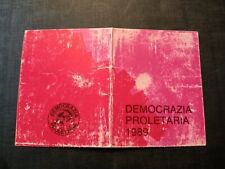 Tessera extraparlamentari demo usato  Zelo Buon Persico
