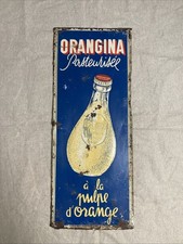 Plaque orangina ancienne d'occasion  Gasny