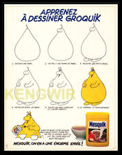Publicite groquik vintage d'occasion  France