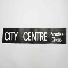 City Centre Paradise Circus bus blind vintage tela impressa Yardley Wood destin comprar usado  Enviando para Brazil