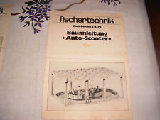 Fischertechnik Bauanleitungen  Clubmodell 3-4/78 ,Auto Scouter,         [3] comprar usado  Enviando para Brazil