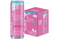 Raro Red Bull Pink Edition Wild Berry 12 Oz versão açúcar 4pk na mão comprar usado  Enviando para Brazil