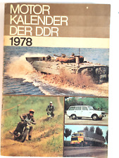 Motorkalender ddr 1978 gebraucht kaufen  Grünhainichen
